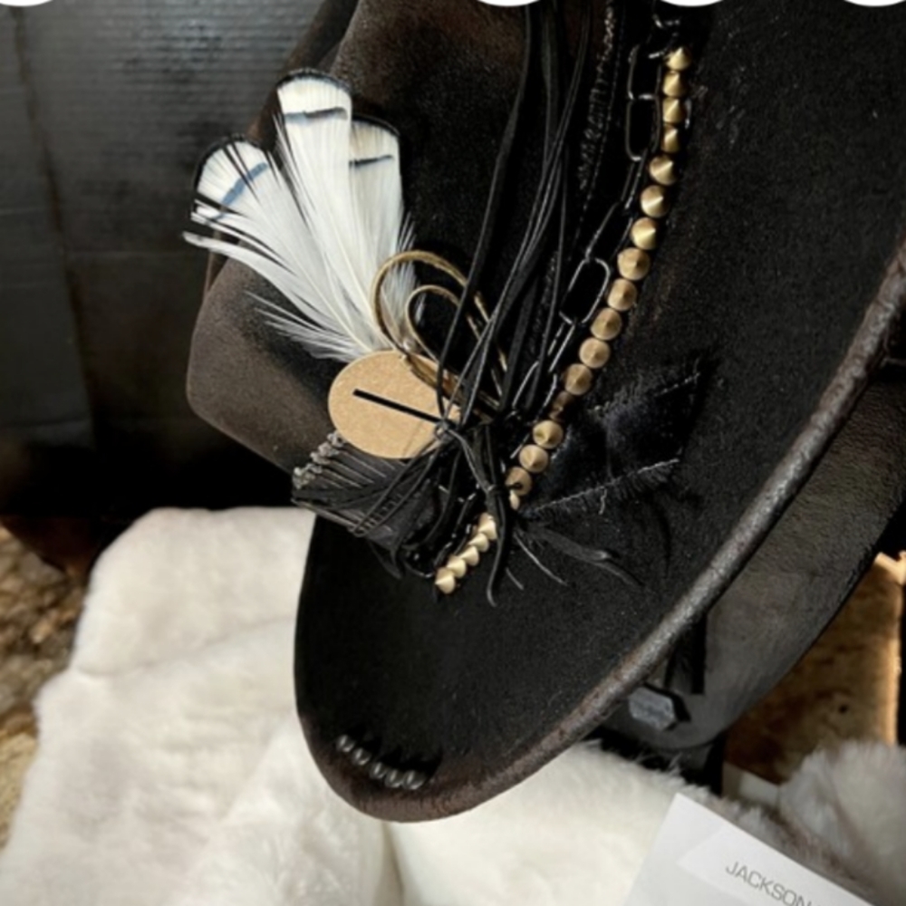 Custom distressed fedora